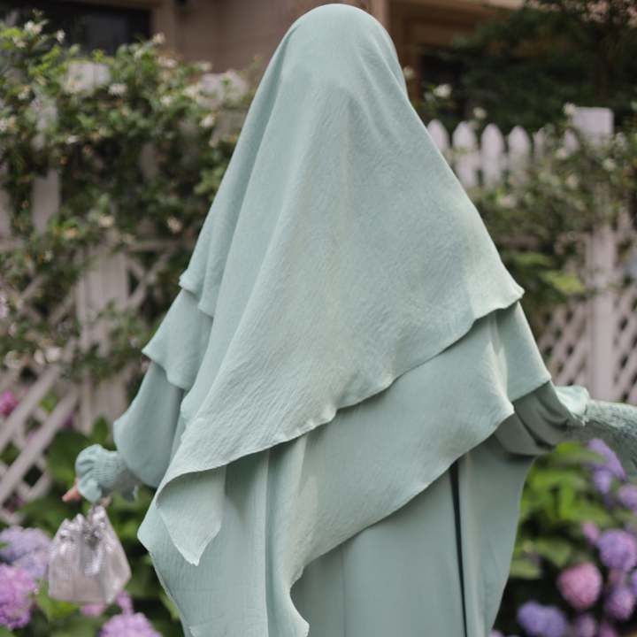 AMAL Khimar Set in Mint