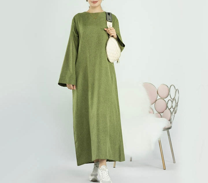 EYLA Linen Abaya